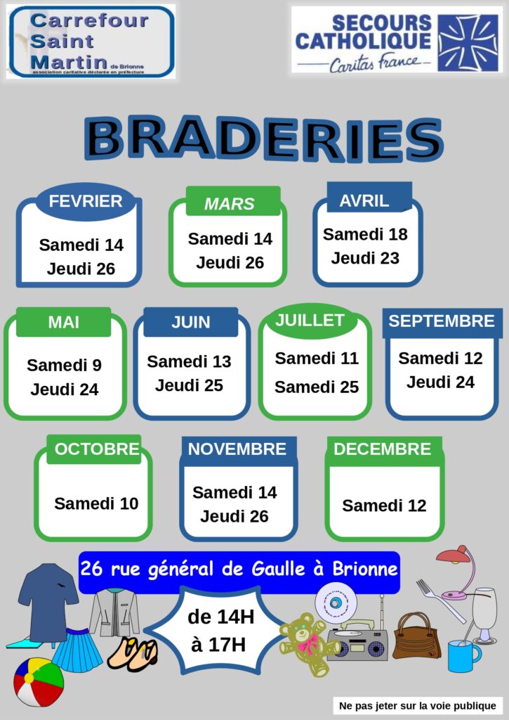 CARREFOUR ST MARTIN - BRADERIES