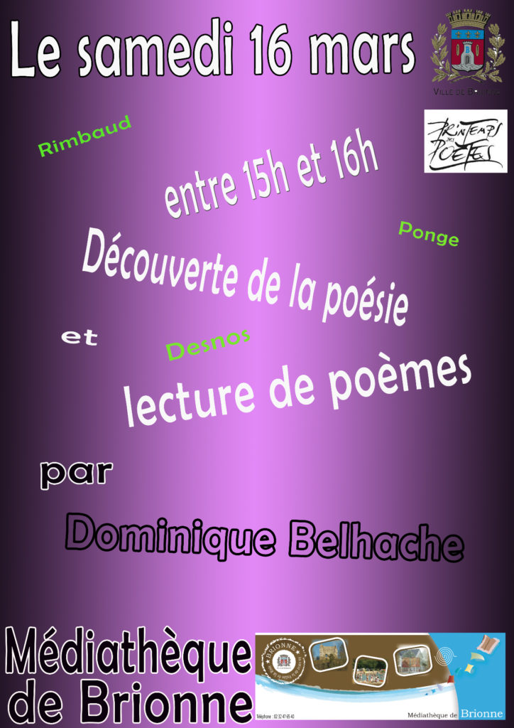 Découverte de la poésie et lecture de poèmes
