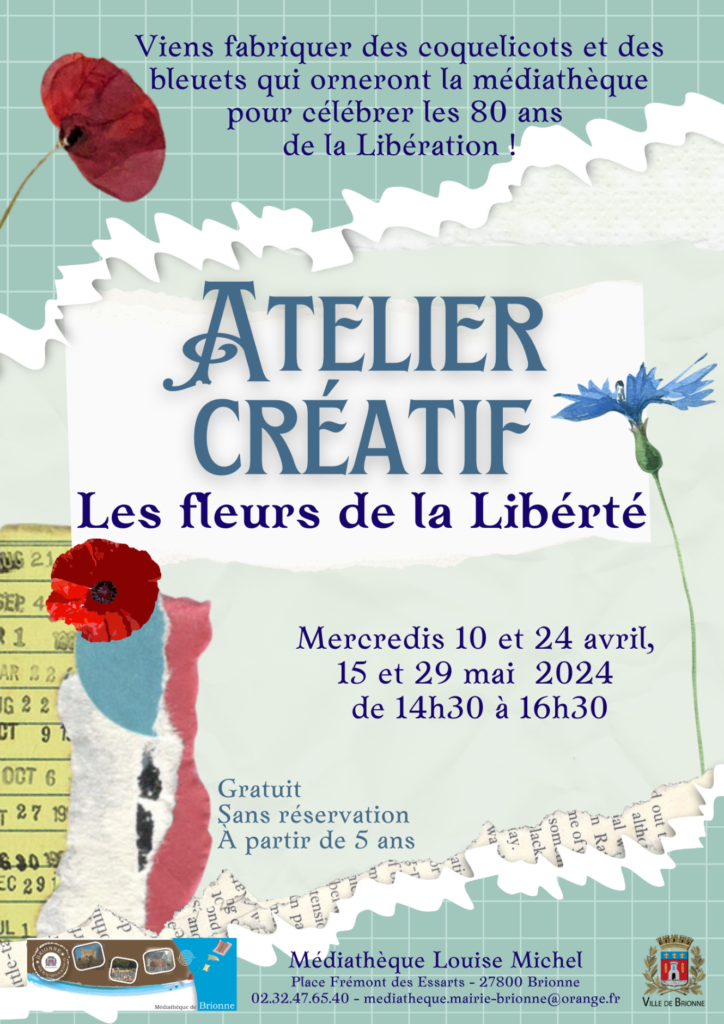 Atelier créatif "Les fleurs de la Liberté"