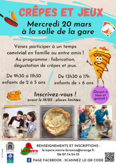 Crêpes et jeux 2024