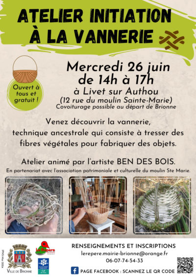 Atelier d'initiation à la vannerie
