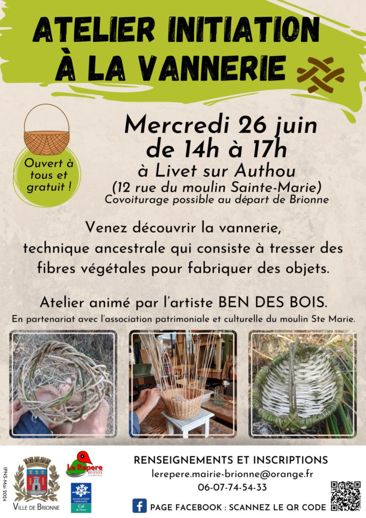 Atelier d'initiation à la vannerie