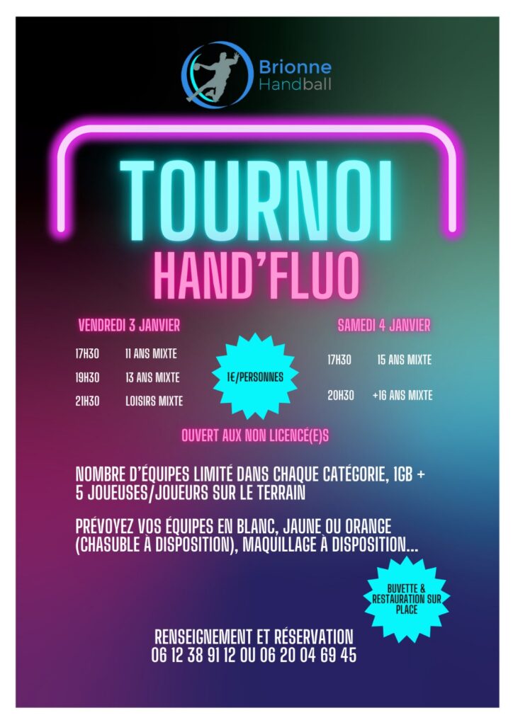 Tournoi de HAND'FLUO