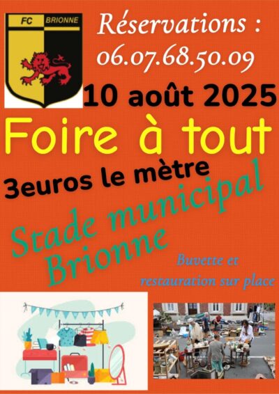 FOIRE A TOUT FC AOUT 2025