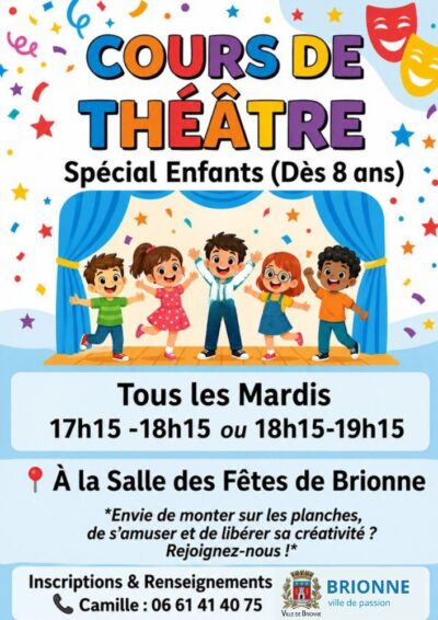 COURS DE THÉÂTRE 2026