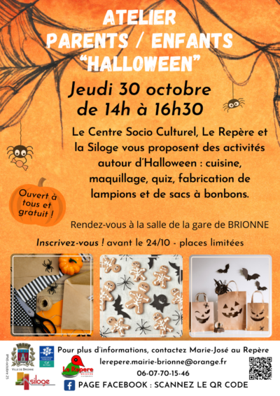 ATELIER PARENTSENFANTS HALLOWEEN 2025