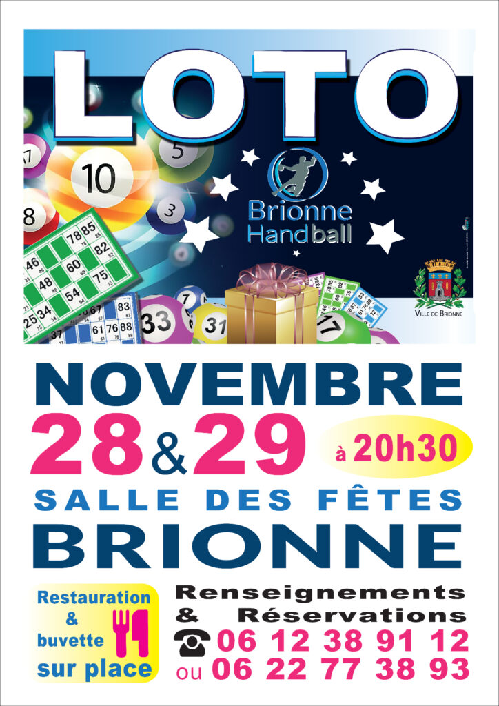 CLUB HAND LOTO 28 ET 29 NOV 25