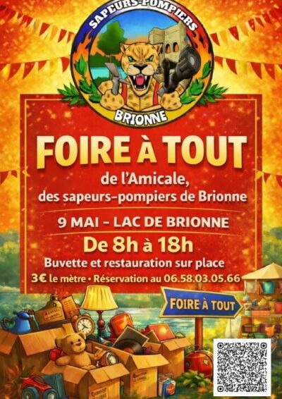 FOIRE A TOUT POMPIERS MAI 2026