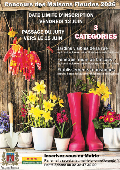 CONCOURS MAISONS FLEURIES 2026