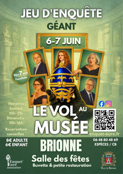 LE VOL AU MUSEE 6 ET 7 JUIN 2026