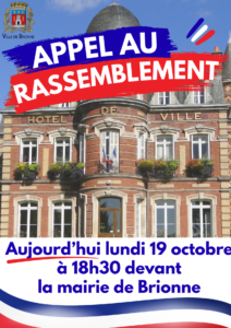 APPEL AU RASSEMBLEMENT
