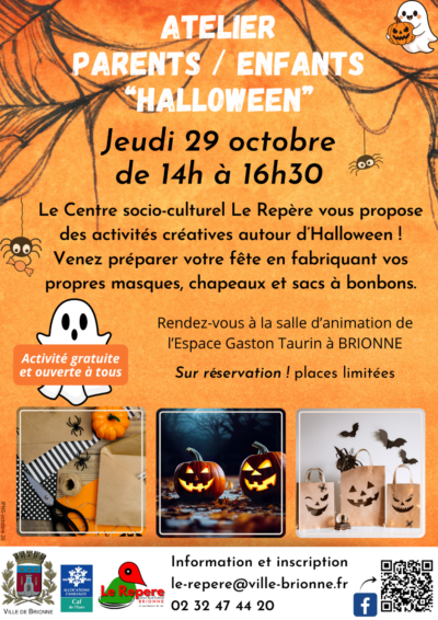 ATELIER PARENTS ENFANTS HALLOWEEN 2026